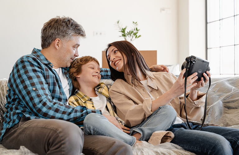 family-on-couch