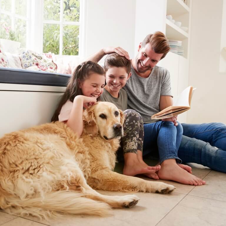 family-with-dog